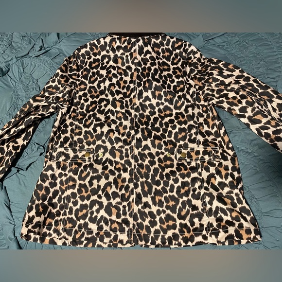 J. Crew Leopard Print Jacket - Black and Tan - Picture 8 of 16